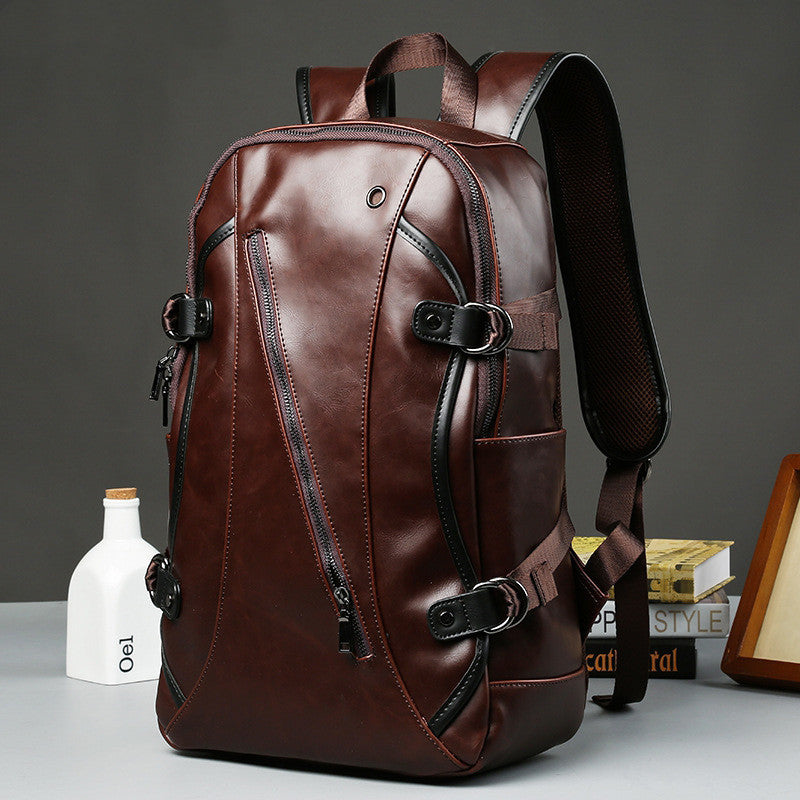 Crazy Horse Leather Backpack