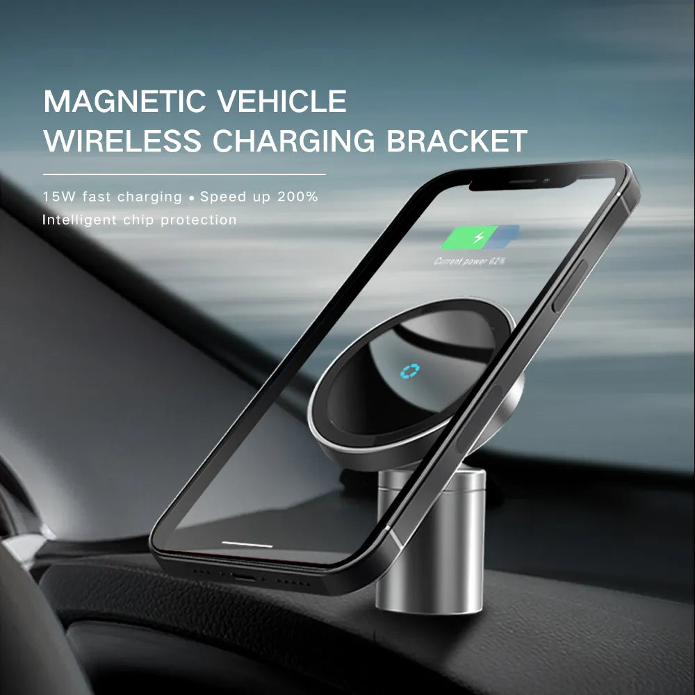 Phone Holder With Wireless Charging