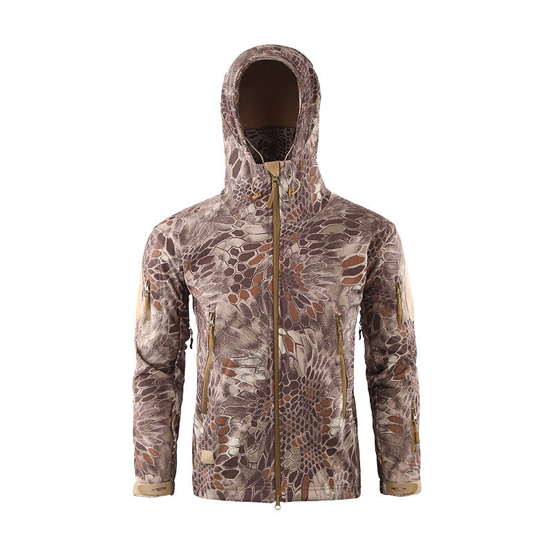 Ultra-fine Fleece Shark Skin Soft Shell Jacket