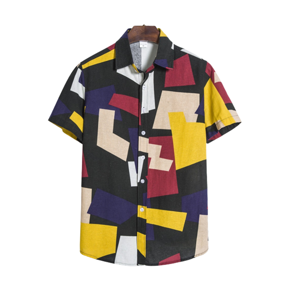 Men's Geometric Print Shirt