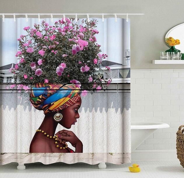 Art Design Shower Curtain for Bathroom Décor