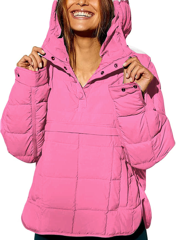 Hooded Cotton Coat Jacket Women